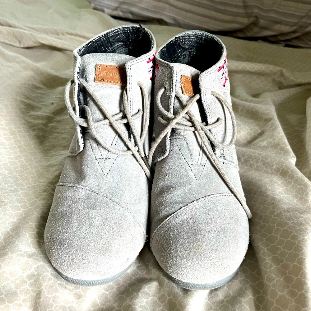 Grey Wedges by TOMS